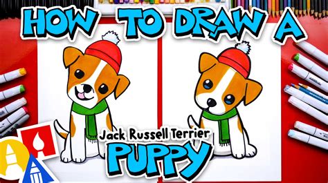 artforkidshub how to draw a dog|More.